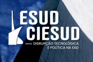 Imagem mostra logo marca e fundo conceitual de divulgação do ESUD/CIESUD 2025