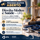 Imagem mostra informações da especialização em Direito Médico