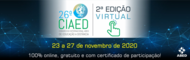 Imagem mostra logo e informações sobre 2º edição virtual do CIAED