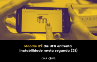 Texto na Imagem: Moodle IPÊ da UFG enfrenta instabilidade nesta segunda (31)
