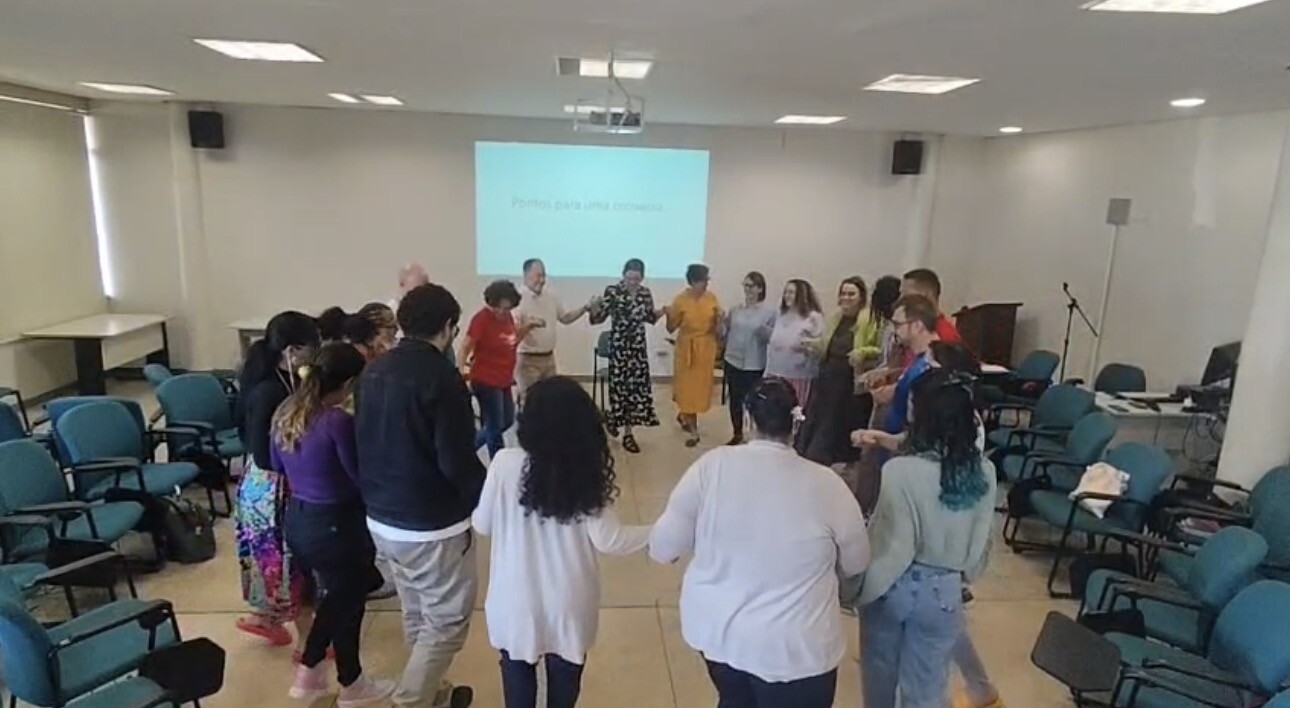 Imagem mostra evento realizado pela licenciatura em Artes Visuais EaD 