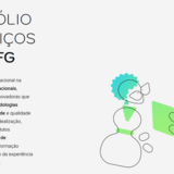 Imagem mostra captura de tela do portfolio de serviços do CIAR