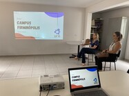Apresentação sobre o Campus Firminópolis e o Estágio Comunitário Interprofissional à PROGRAD.