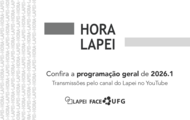 Notícia Hora Lapei - programação 2026.1