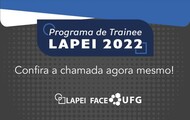 Chamada Simplificada Trainee  LAPEI 2022 (notícia)