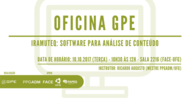Gpe realiza oficina de pesquisa 