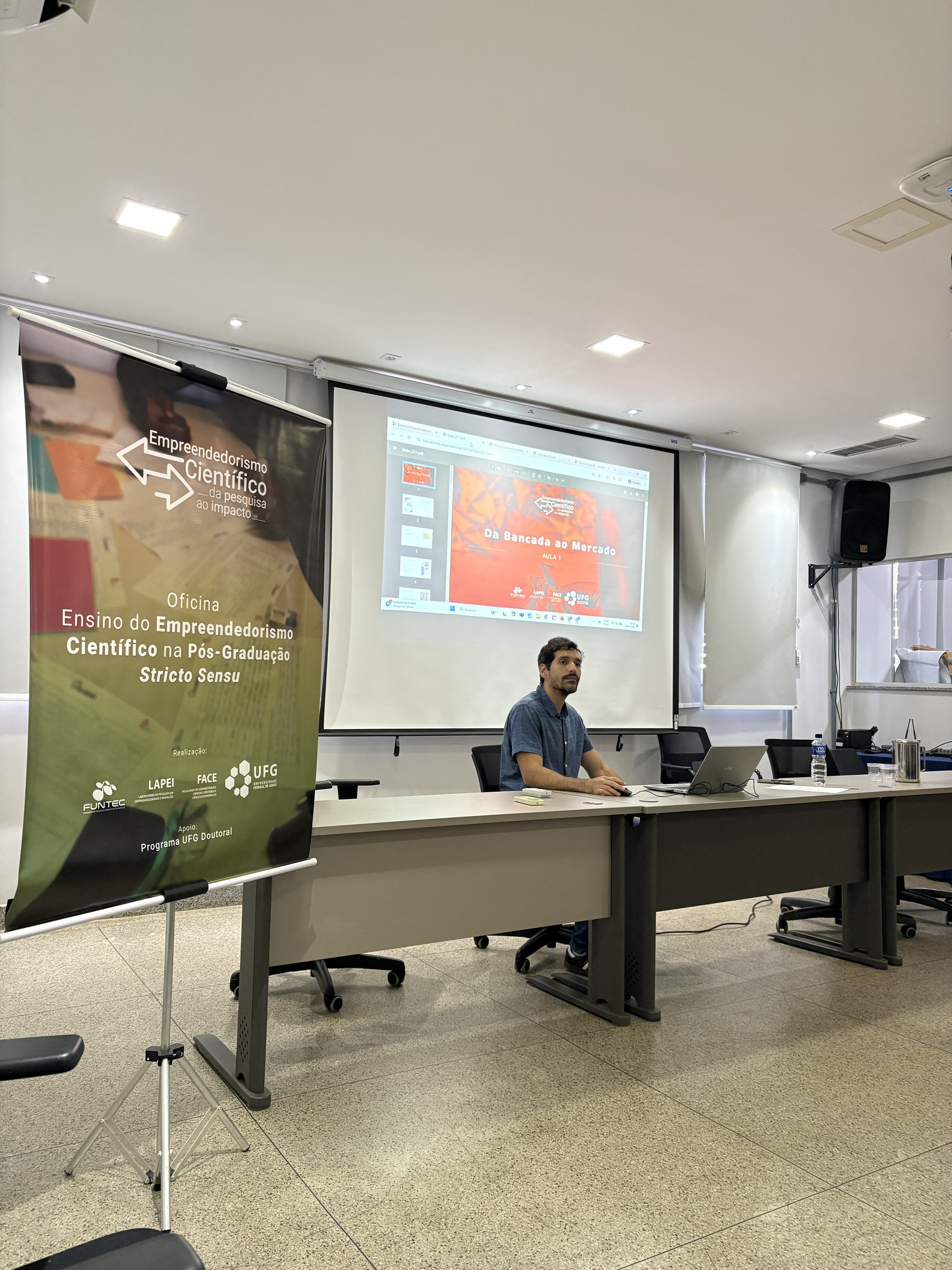 Foto da oficina Empreendedorismo Científico 3