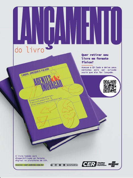 Fôlder de lançamento do livro