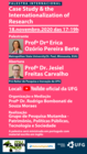 Palestra com a professora Dra. Erica Ozório Pereira Berte da Metropolitan State University.