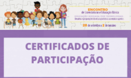 Certificados de participação eleb arte