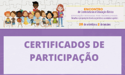 Certificados de participação eleb arte