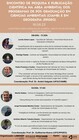 Poster "ENCONTRO DE PESQUISA E PUBLICAÇÃO CIENTÍFICA NA ÁREA AMBIENTAL DOS PROGRAMAS DE PÒS GRADUAÇÃO EM CIENCIAS AMBIENTAIS (CIAMB) E EM GEOGRAFIA (PPGEO)" 