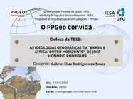 Convite: Gabriel Elias Rodrigues de Souza