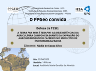 Convite: Nádia de Sousa Silva