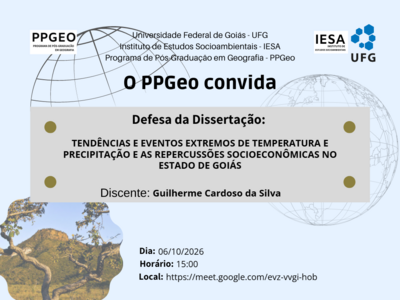 Banca de Defesa de Mestrado de Guilherme Cardoso da Silva