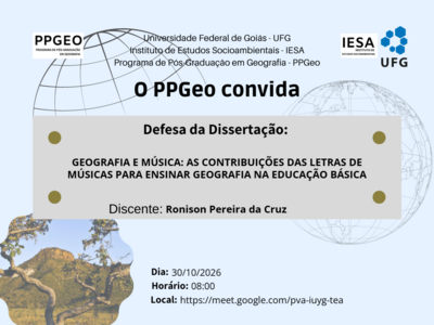 Banca de Defesa de Mestrado de Ronison Pereira da Cruz