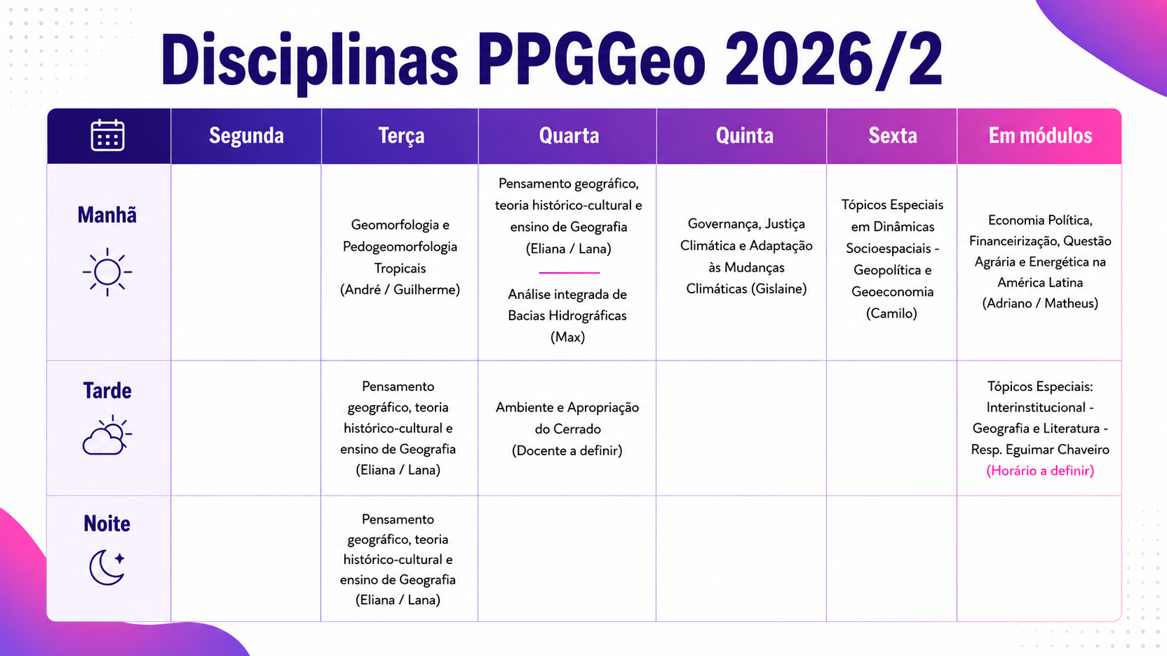 disciplinas 2026.2