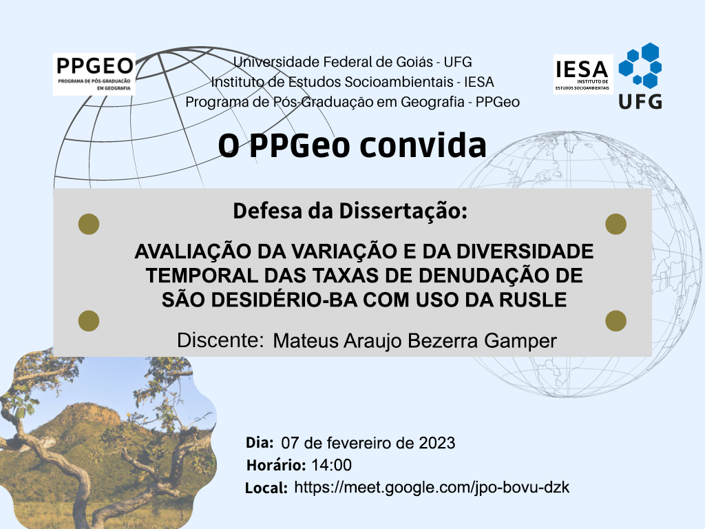 Convite: Defesa Mateus Araujo Bezerra Gamper