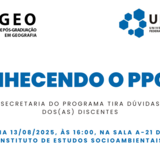 Conhecendo o PPGEO - 2025