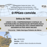 Banca de Defesa de Mestrado de Pablo Henrique Pinheiro de Abreu