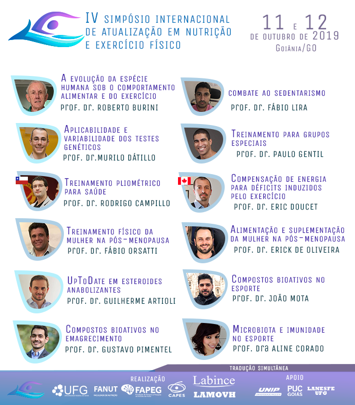 Simpósio temas palestras 2019