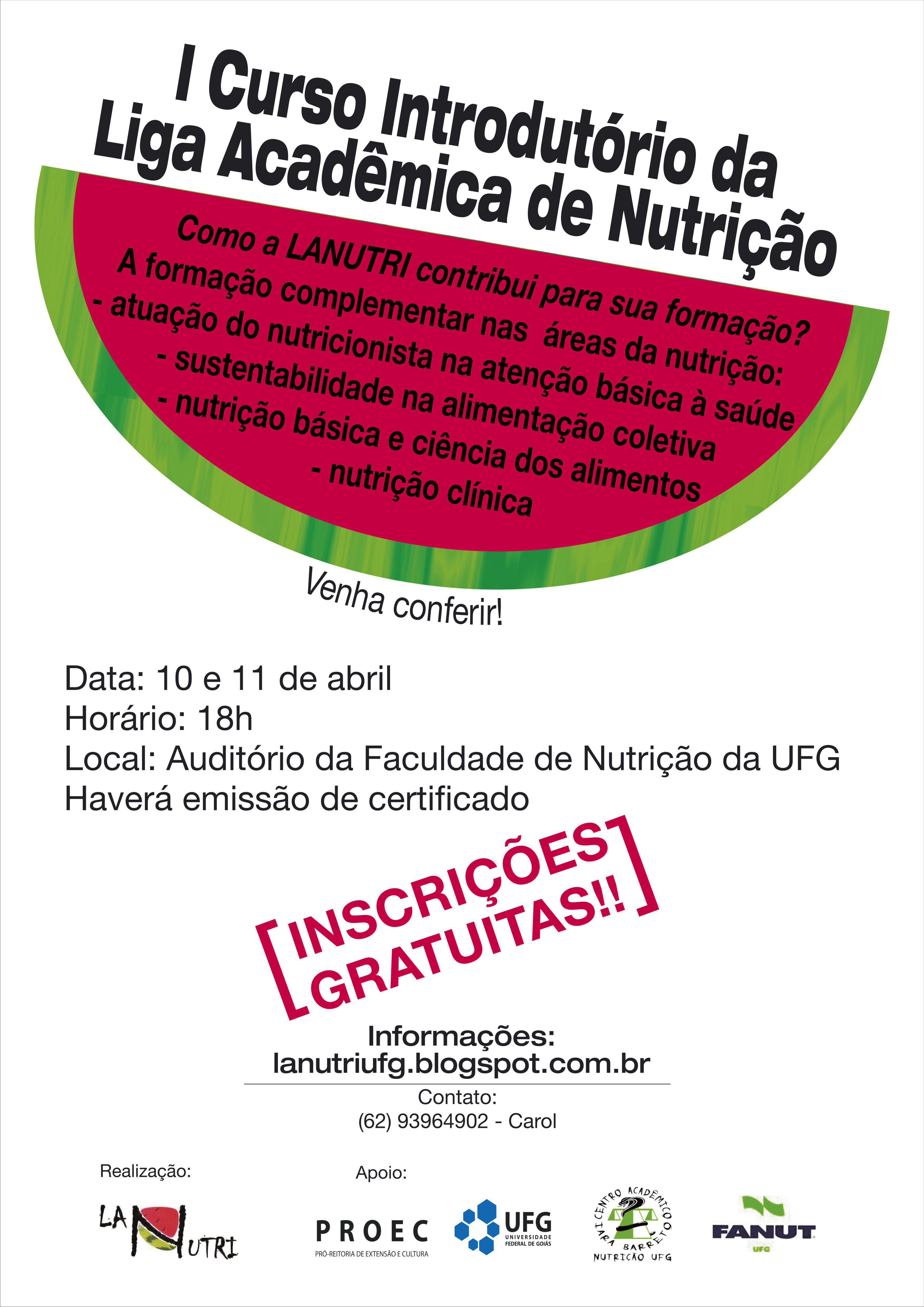cartaz curso lanutri 2013