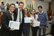 premiação Mestre e PIBIC 2013 Fabio Muniz de Oliveira /Joseane Damasceno Rosa