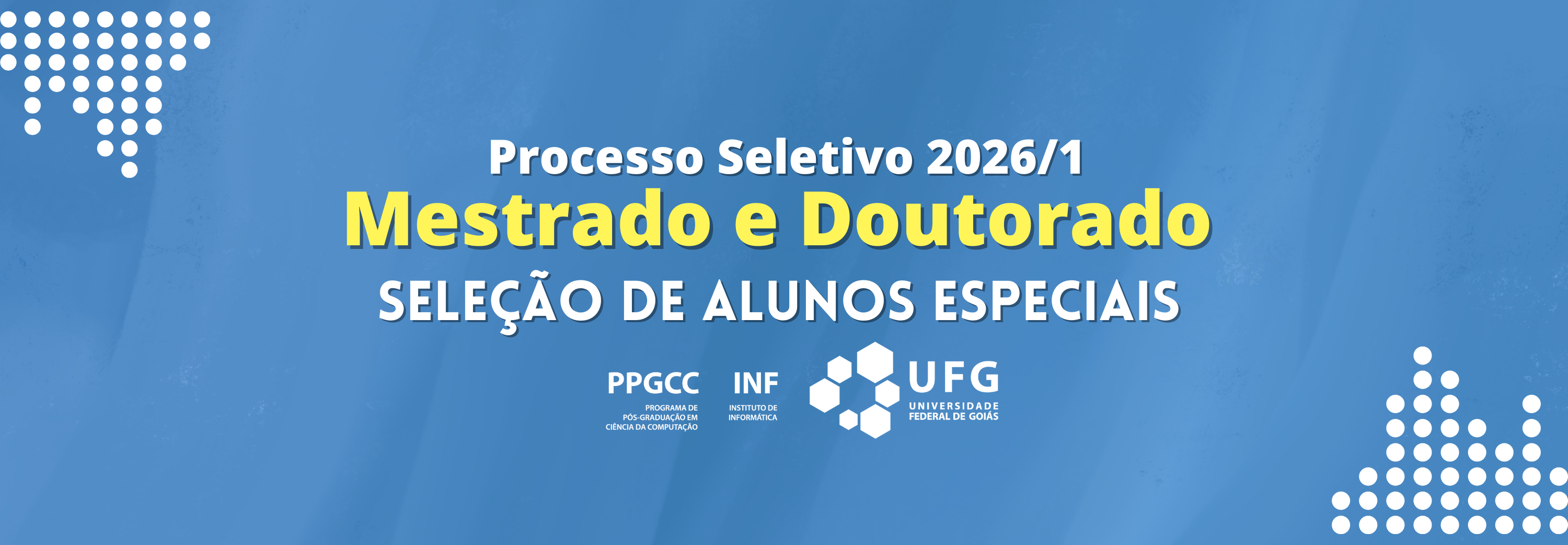 Banner PSS Aluno Especial 2026/1