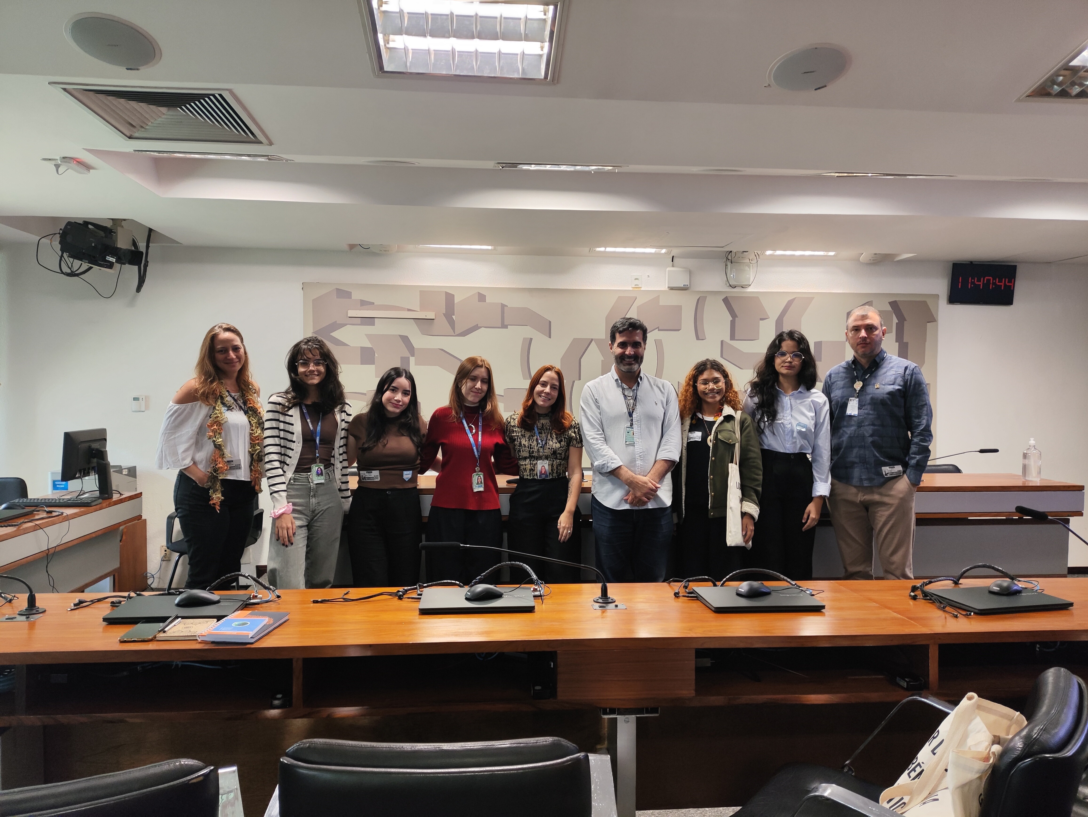 (Foto: Equipe Politizar com George Cardim e equipe do Portal E-Cidadania)