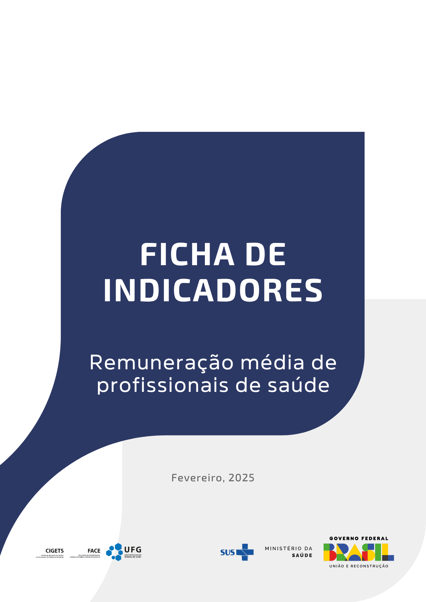 Remuneração média de profissionais de saúde