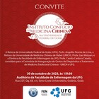 Cerimônia de Inauguração do Centro de Diagnóstico e Tratamento de Medicina Tradicional Chinesa - UMCH e UFG.