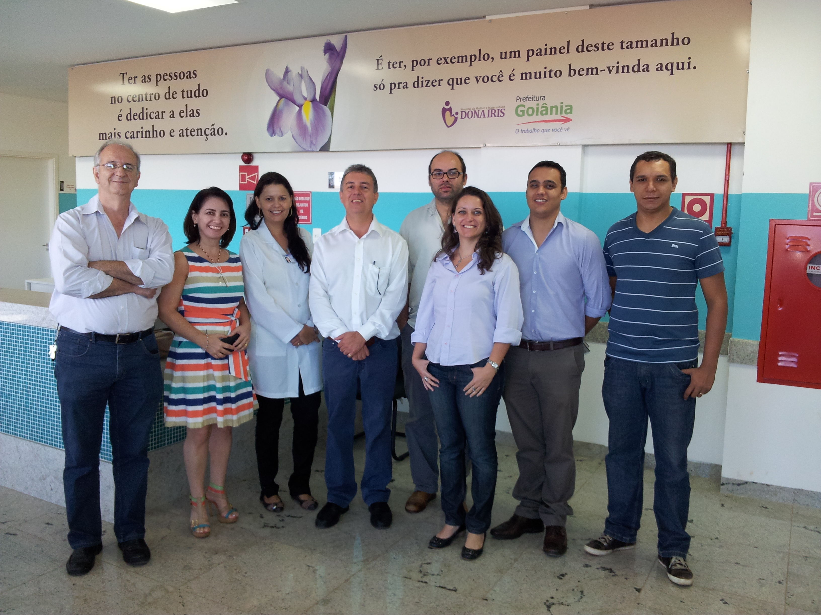 Visita à Maternidade Dona Íris 2012
