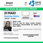 VIII Ciclo de palestras 