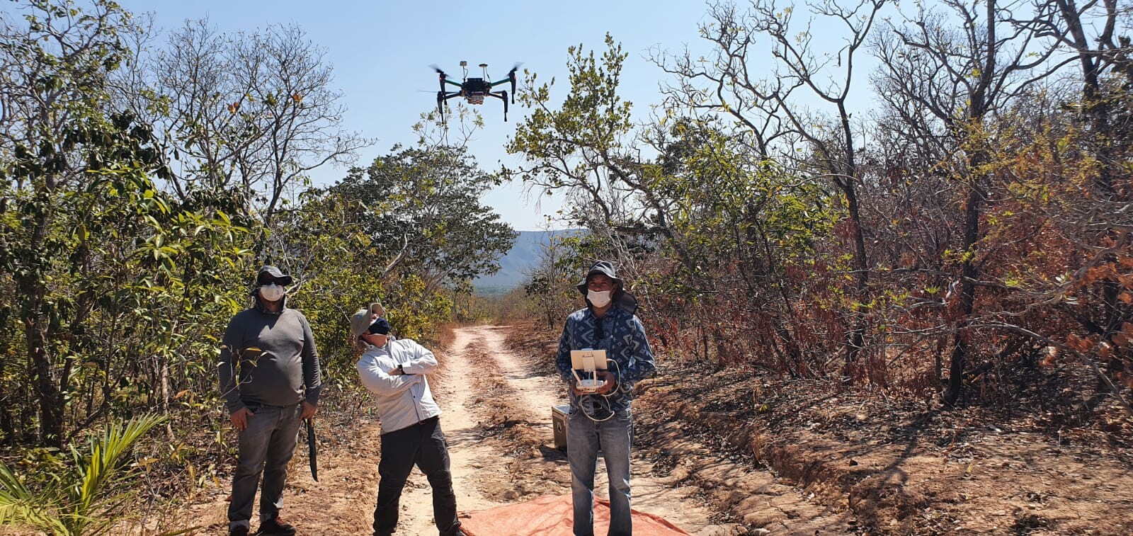 Trabalho de campo na chapada