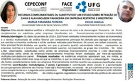 RECURSOS COMPLEMENTARES OU SUBSTITUTOS