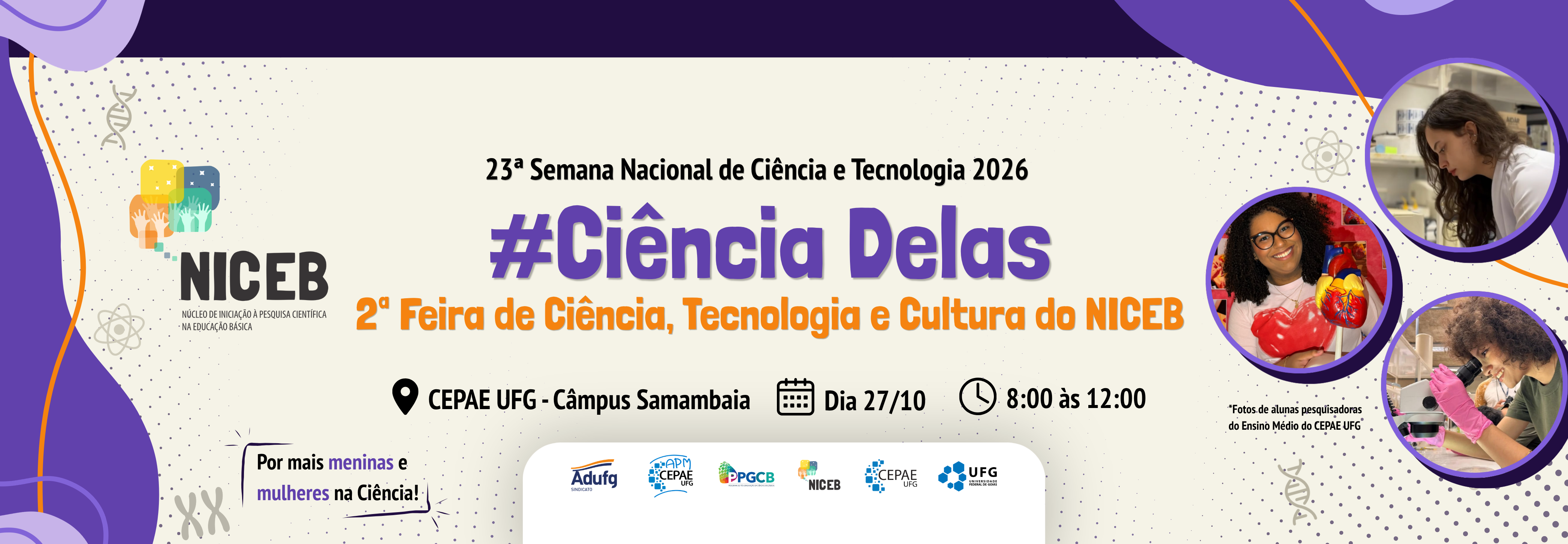 V2 Banner 2da Feira De Ciência e Tecnologia do NICEB