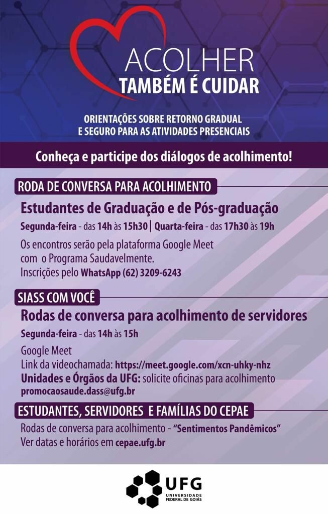 Cartaz Ações Acolhida