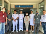 Comandante do CtecCFN da Marinha visita o IPTSP e CMBiotecs