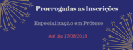 Prorrogação de inscrições