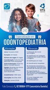 Especialização Odontopediatria 2026