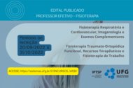 IPTSP realiza concurso público para contratação de professor efetivo de Fisioterapia