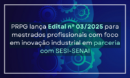  capa Edital PRPG SESI-SENAI