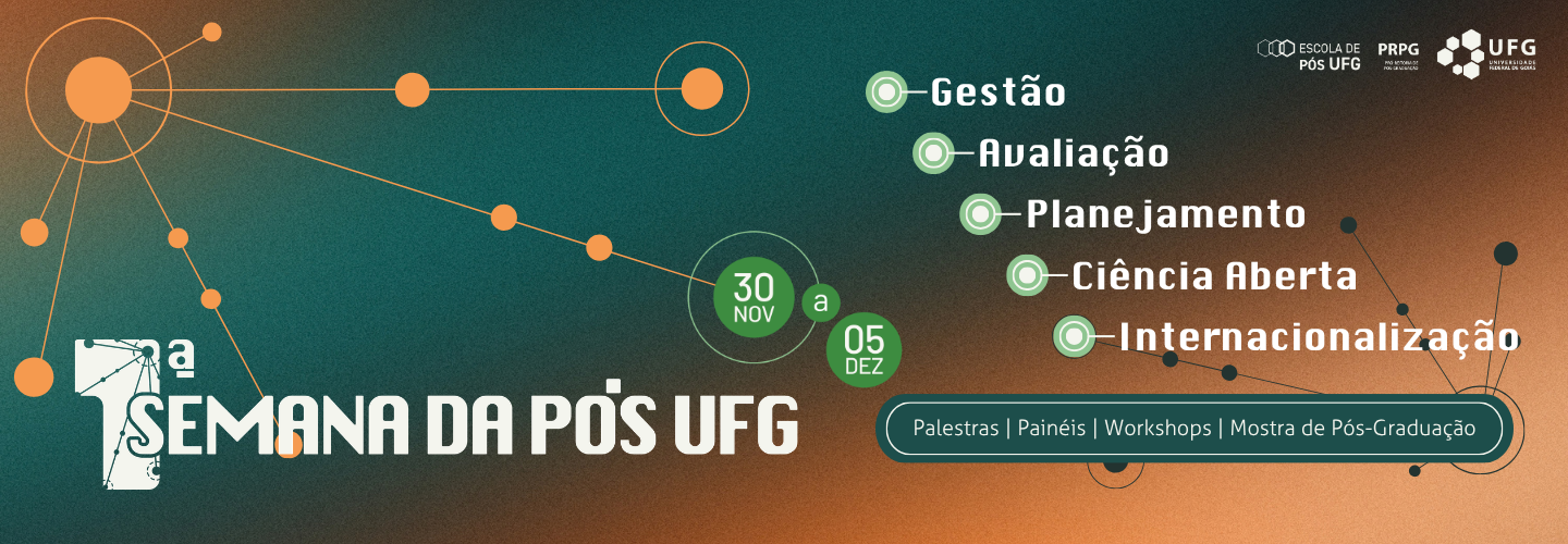 banner I SEMANA PÓS UFG