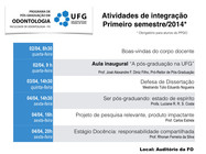 Aula inaugural 2014/1