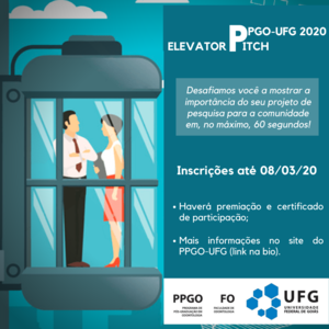 Elevator Pitch 2020 Elevator Pitch 2020
