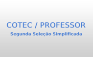 COTEC / PROF 2021 - 2ª Seleção