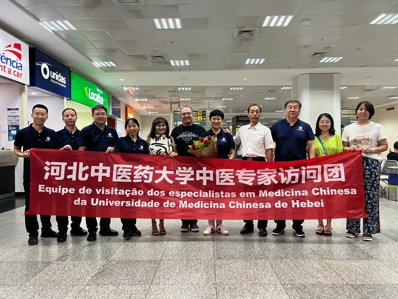 Comitiva chinesa de Hebei