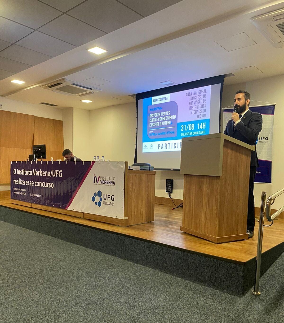 Abertura do Curso de Instrutores TCE GO