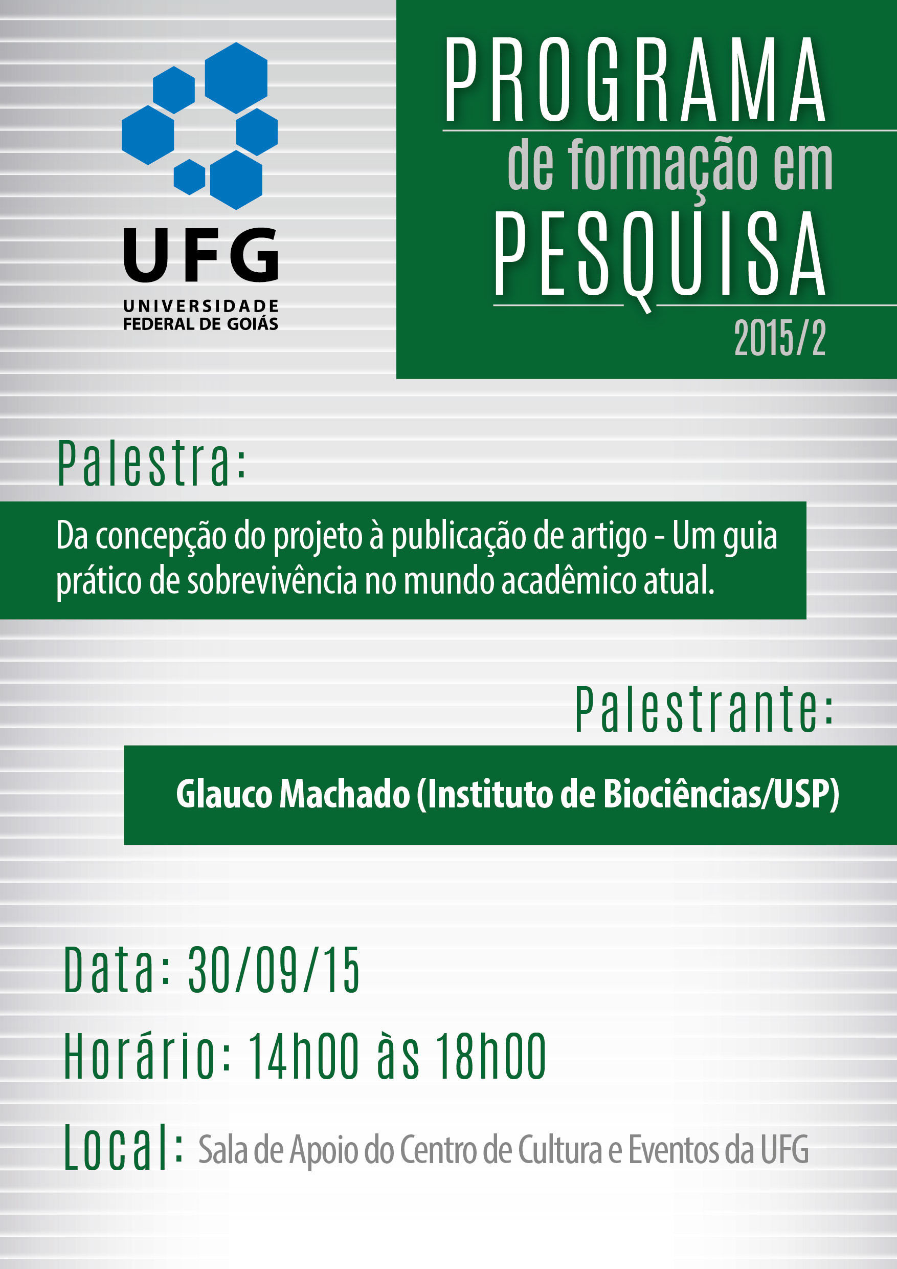 Programa de Formação em Pesquisa II