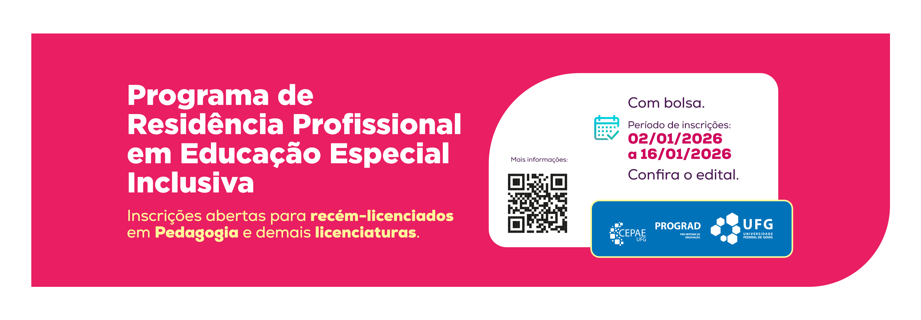 banner - Programa de Residência Educação